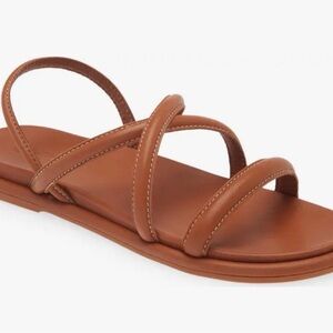 OluKai Slingback sandal color fox brown Size 8